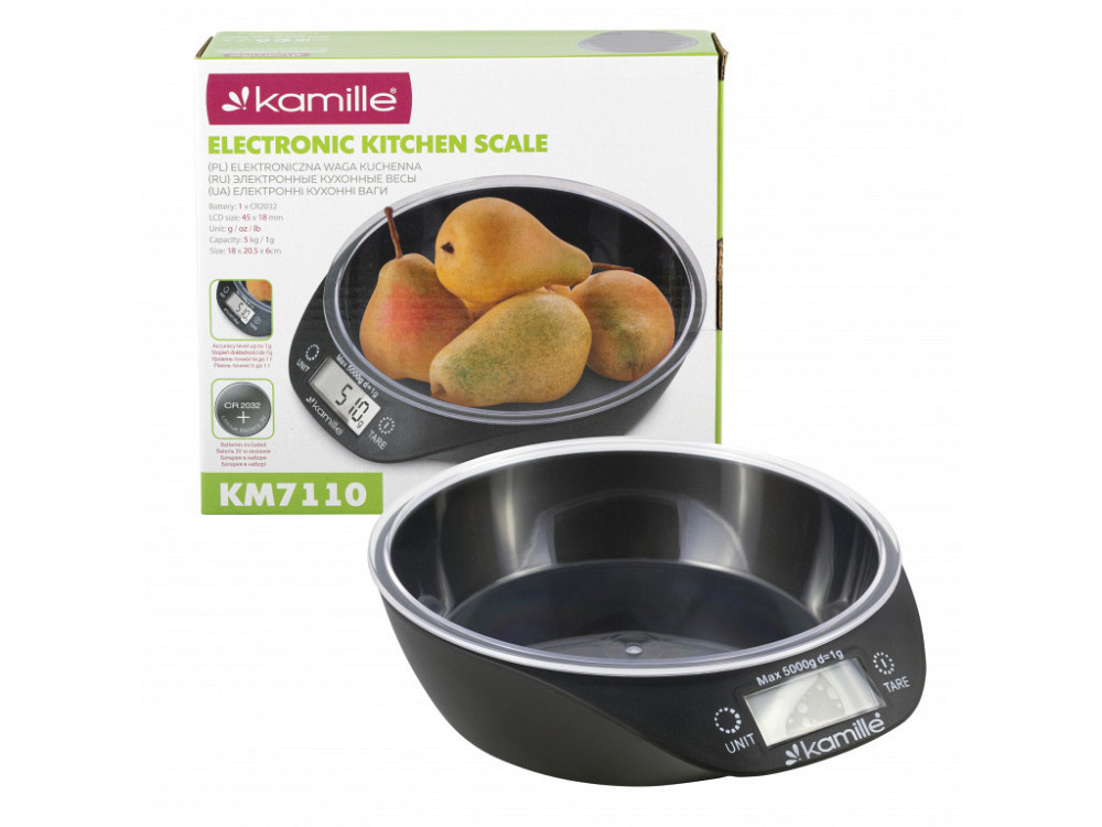 Весы кухонные Kamille KM-7110 5 кг Киев - изображение 1