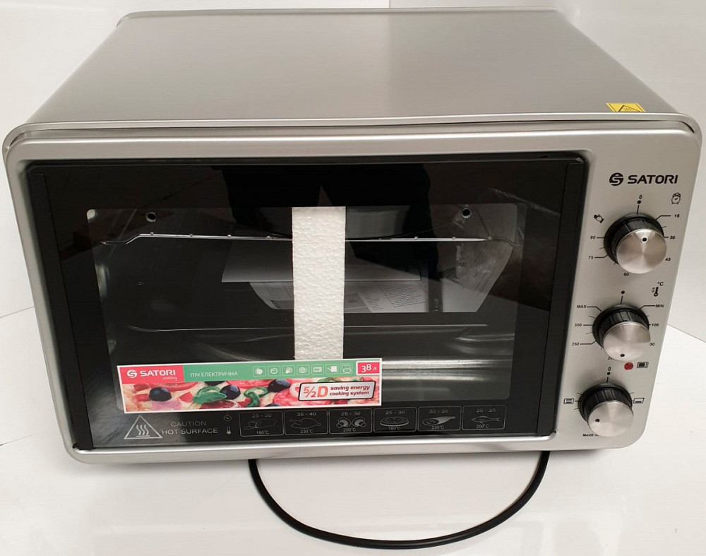 Электрическая печь Satori SEO-3810-GR Київ - зображення 2