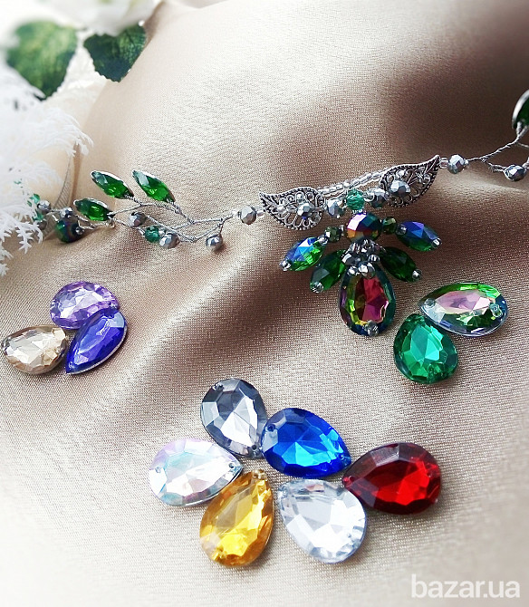 Эльфийская ветвь зелёный диадема налобное украшение веночек ободок обруч гибкий эльф косплей аниме Луцк - изображение 5