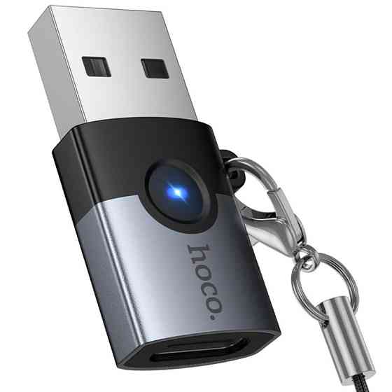 Переходник Hoco UA46B USB Male to Type-C Female USB3.0 Херсон