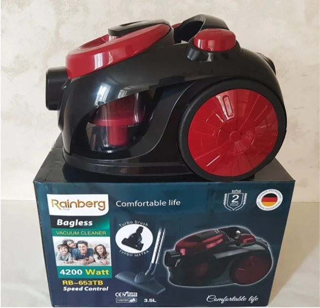 Пилосос Rainberg RB-653 TB колбовий 3.5L 4200 W Хмельницький - зображення 1