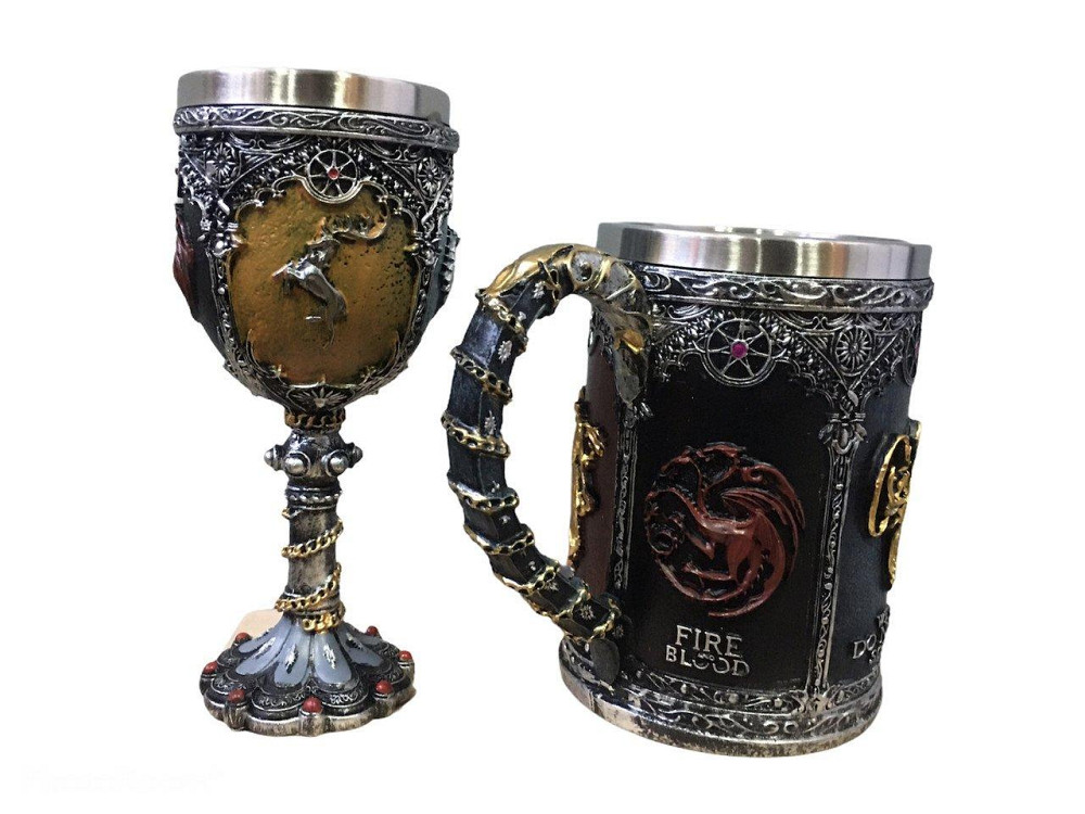 Подарочный набор Чашка Бокал 3 Игра Престолов Бафомет Подарок Київ - зображення 2