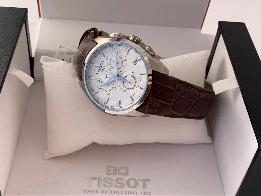 Мужские часы TISSOT T035.617a механизм ETA G10 (Ремешок, Браслет) Киев - изображение 1