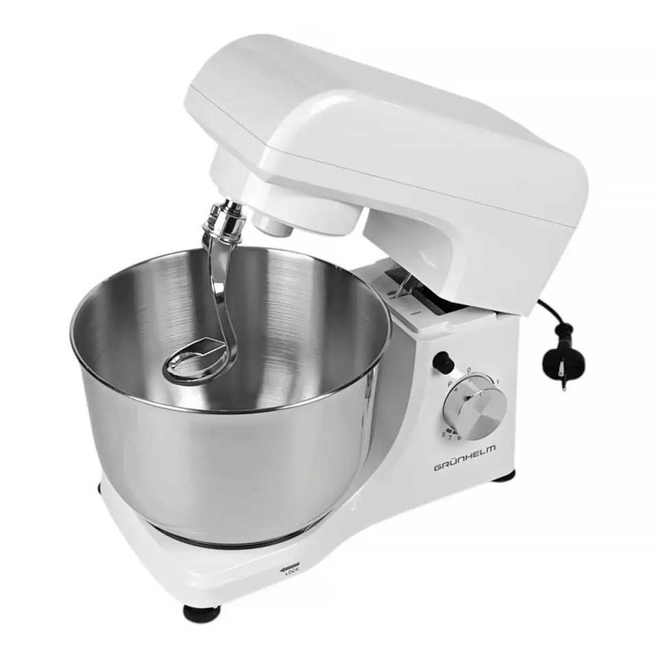 Кухонный комбайн Grunhelm GKM0019W 1500 Вт белый Київ - зображення 2