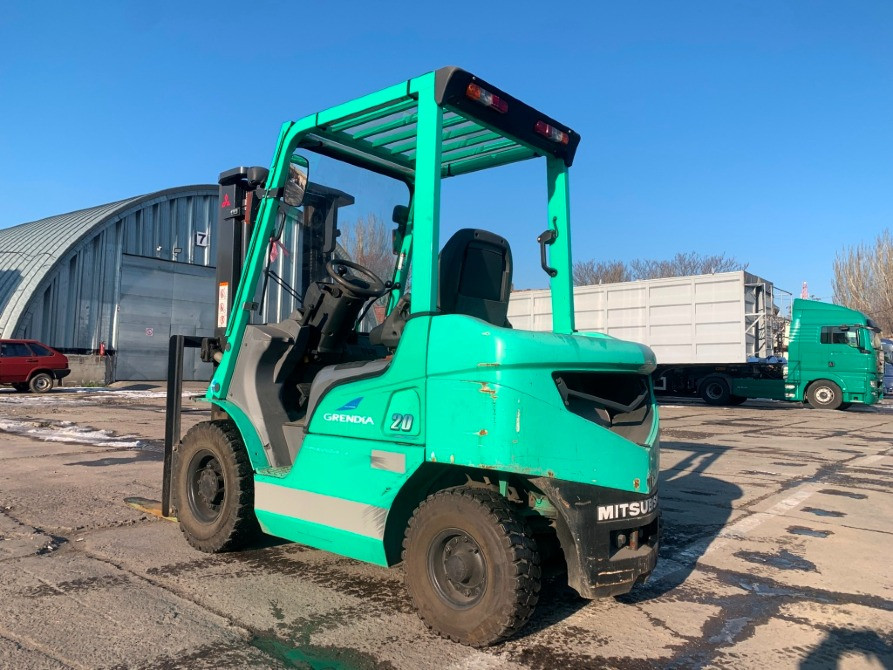Бензиновий навантажувач Mitsubishi, напрацювання 2919 мотогодин. Модель: FGE20T Рівне - зображення 3
