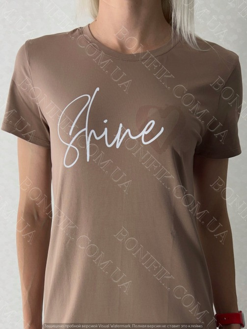 Женская туника-сорочка с коротким рукавом "Shine" (16350) (арт. 1761) Кривой Рог - изображение 2