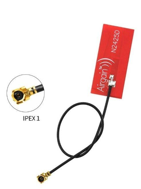 Антенна 2400-2500/4900-5900MHz 4dBi, RG1.13 15 см IPEX1, на липучке Дніпро - зображення 1