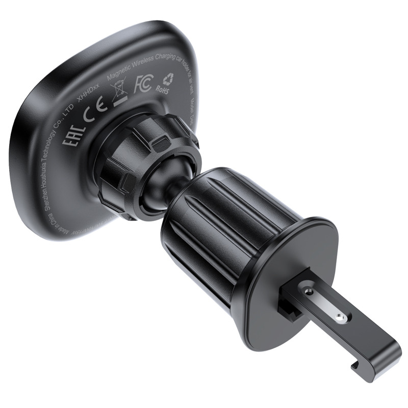 Автодержатель с БЗУ Acefast D46 QI2 Magnetic Charging 15W (air outlet) Херсон - зображення 5