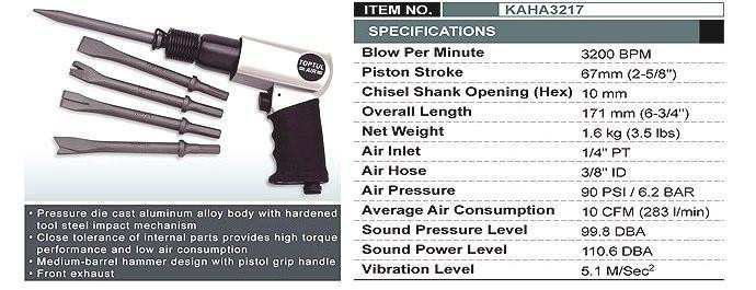 Молоток пневматический (пневмозубило) TOPTUL KAHA3217 Харьков - изображение 2