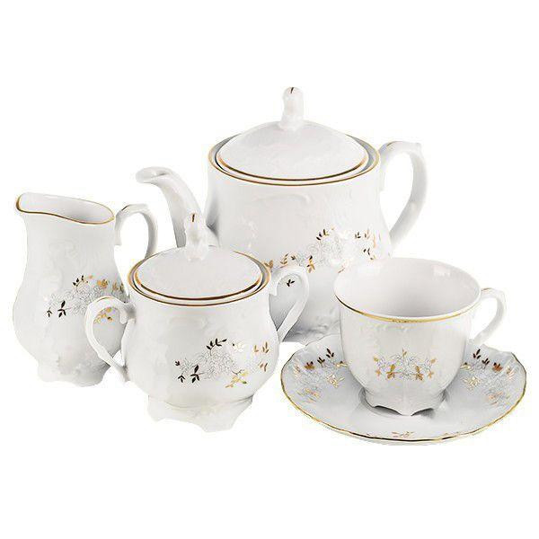 Сервіз чайний Cmielow Rococo 9705-27-12 27 предметів Київ - зображення 1