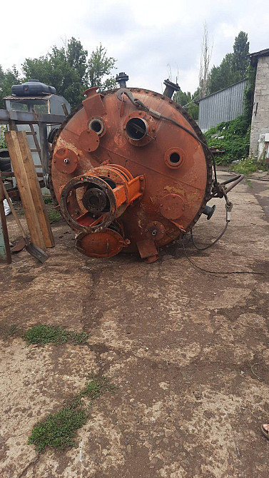 Нержавеющий реактор с паровой рубашкой 5 м3, емкость, сборник. Одесса - изображение 2