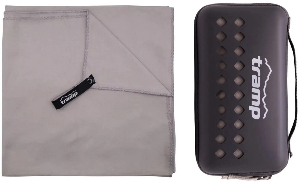 Рушник Tramp TRA-161-L-grey 60х120 см сіре Киев - изображение 1