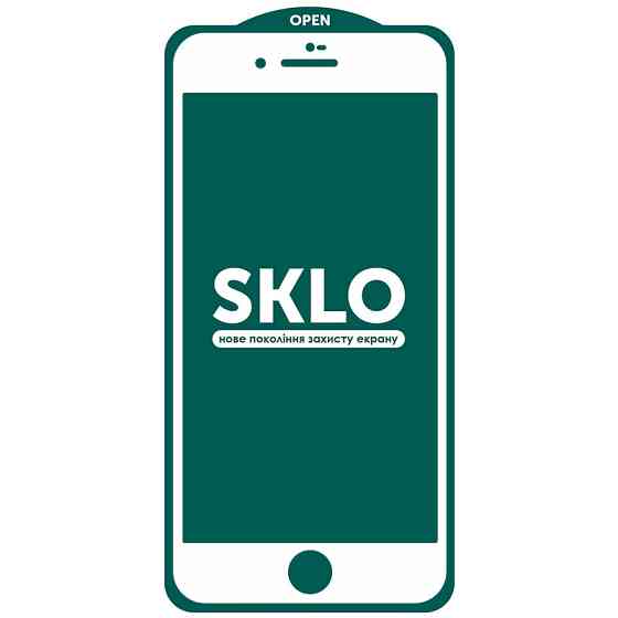 Защитное стекло SKLO 5D (тех.пак) для Apple iPhone 7 plus / 8 plus (5.5") Херсон