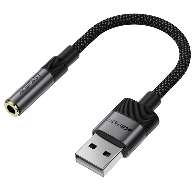 Переходник Acefast J13 USB male to AUX 3.5mm female Херсон - зображення 5
