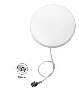 Антенна 600-6000 МГц 5dBi до 50 Вт, 3G/4G/5G, кабель 30 см N-male, IP68. Смотрите графики КСВ. Днепр - изображение 1