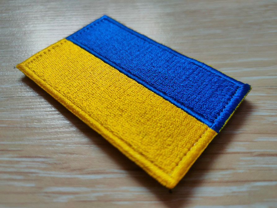 Нашивка на одежду Флаг Украины на липучке Київ - зображення 8