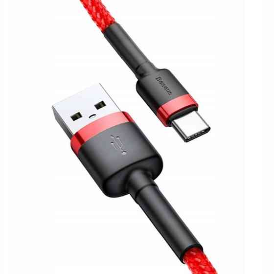 Дата кабель Baseus Cafule USB to Type-C Cable 2A (2m) (CATKLF-C) Херсон