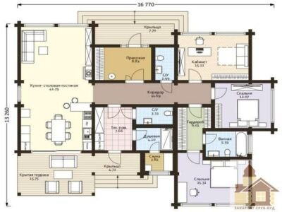 Дерев’яні зруби під ключ від Закарпат Зруб-Буд Одесса - изображение 4