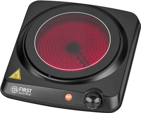 Электроплита First FA-5097-1 1200 Вт черная Київ - зображення 1