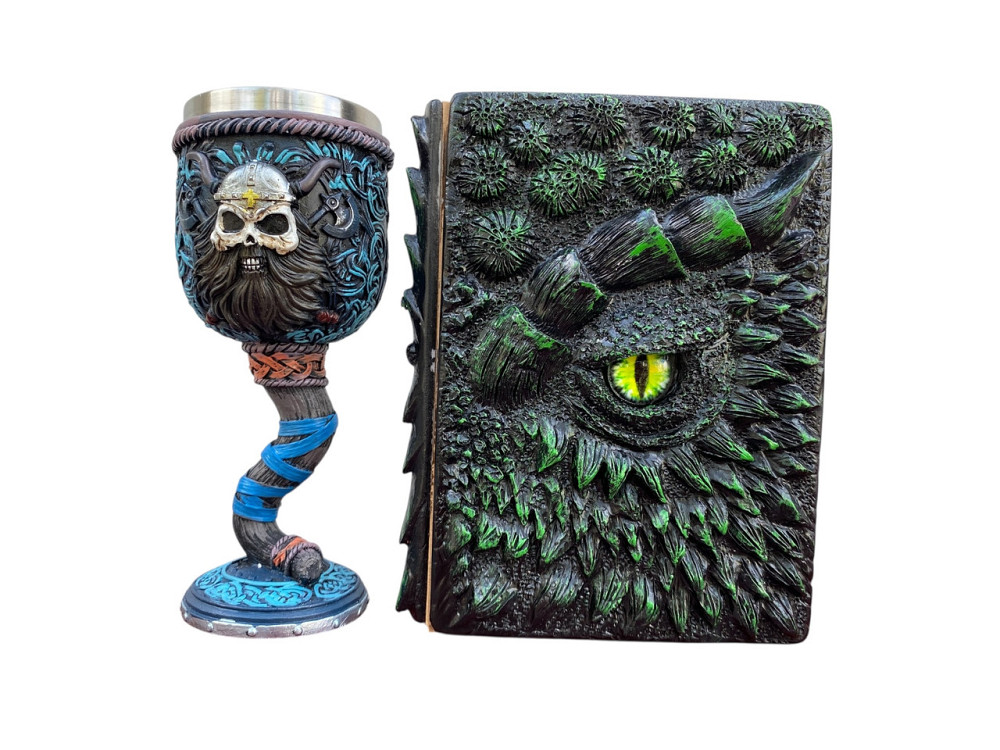 Подарочный набор Бокал 3 Молот Тора Викинг и Блокнот 3 «Око Лесного Дракона» Київ - зображення 3