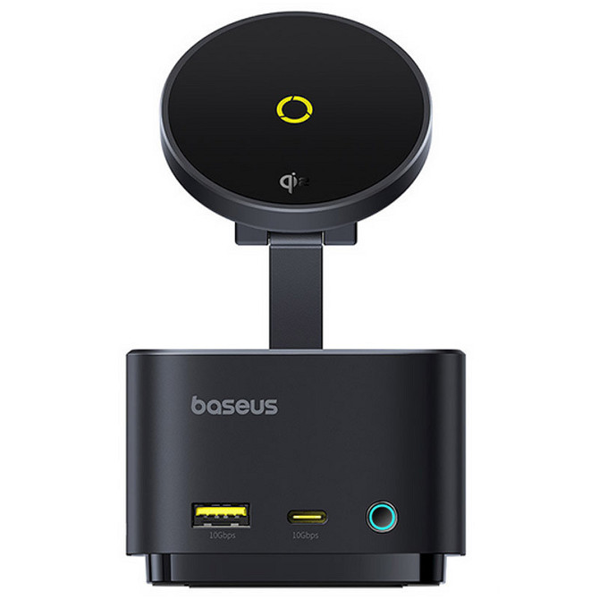 БЗУ+HUB Baseus MagPro Series II 7-in-1 (USB-C to HDMI 4K 60Hz+2USB-А+2C+1SD/TF) (B000729001) Херсон - зображення 1