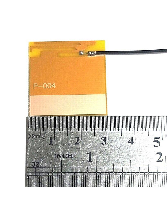 Антенна двухдиапазонная 2400-5800МНz 5dBi 3х3 см, на липучке, IPEX 4, RG1.13 кабель 15 см Дніпро - зображення 3