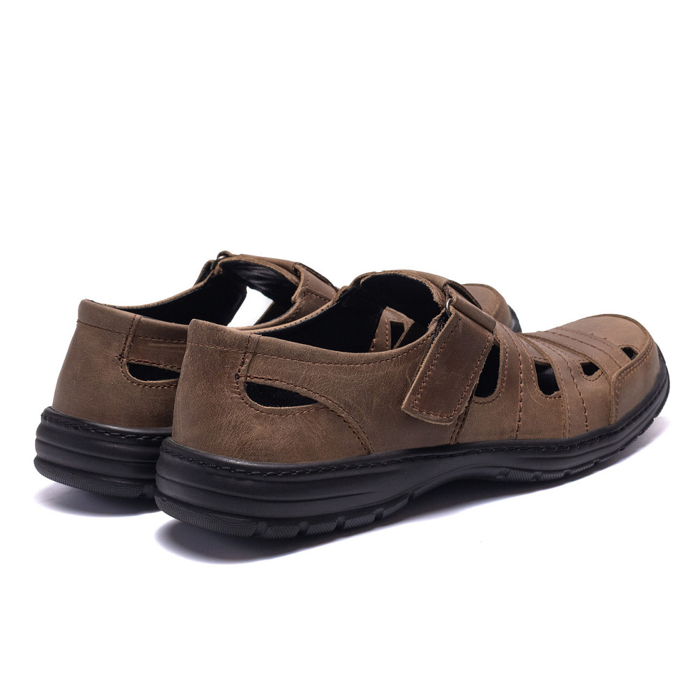 Мужские кожаные летние туфли Lara Olive Київ - зображення 8