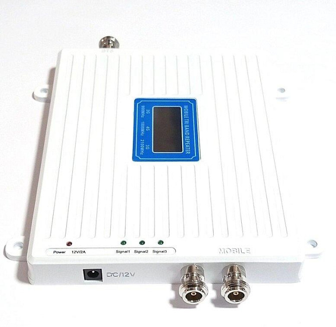 Репитер усилитель мобильной связи трехдиапазонный KDTWO-2070-GDW 900/1800/2100 МГц с 2-мя выходами,  Дніпро - зображення 3