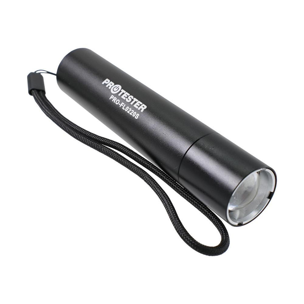 Фонарик светодиодный (LED) ZOOM (+функция Powerbank)  PROTESTER PRO-FL0220S Харків - зображення 1