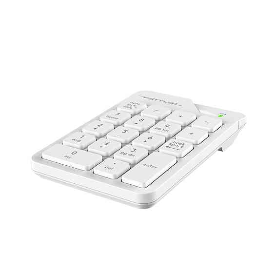 Клавиатура компьютерная безпроводная цифровой блок A4Tech Fstyler Numpad FGK21C(White) белая Киев