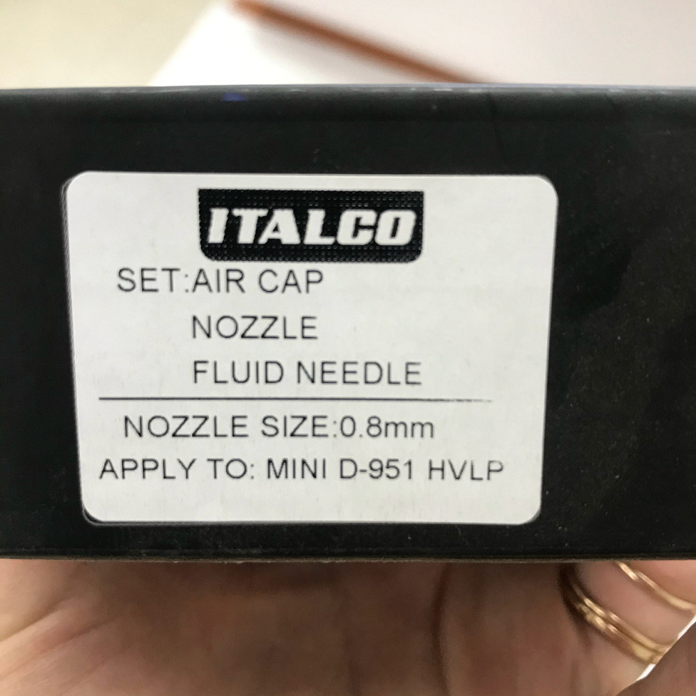Форсунка 0,8мм для краскопультов D-951-MINI HVLP ITALCO NS-D-951-MINI-0.8 Харків - зображення 4