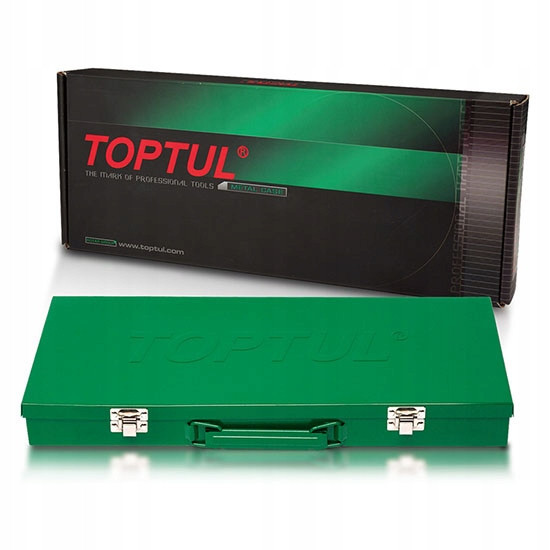 Набор ключей рожково-накидных TOPTUL 16 шт. 6-24мм (кейс) GAAD1603 Харьков - изображение 3