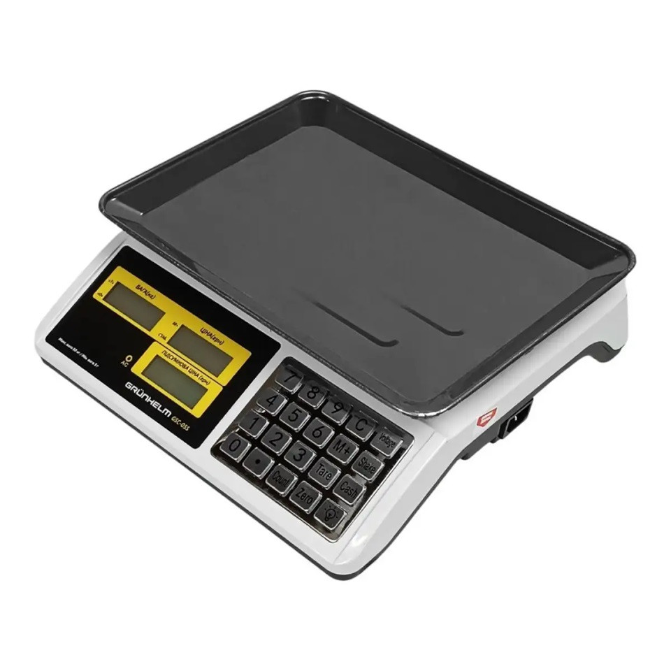 Весы торговые Grunhelm GSC-056 50 кг Київ - зображення 4