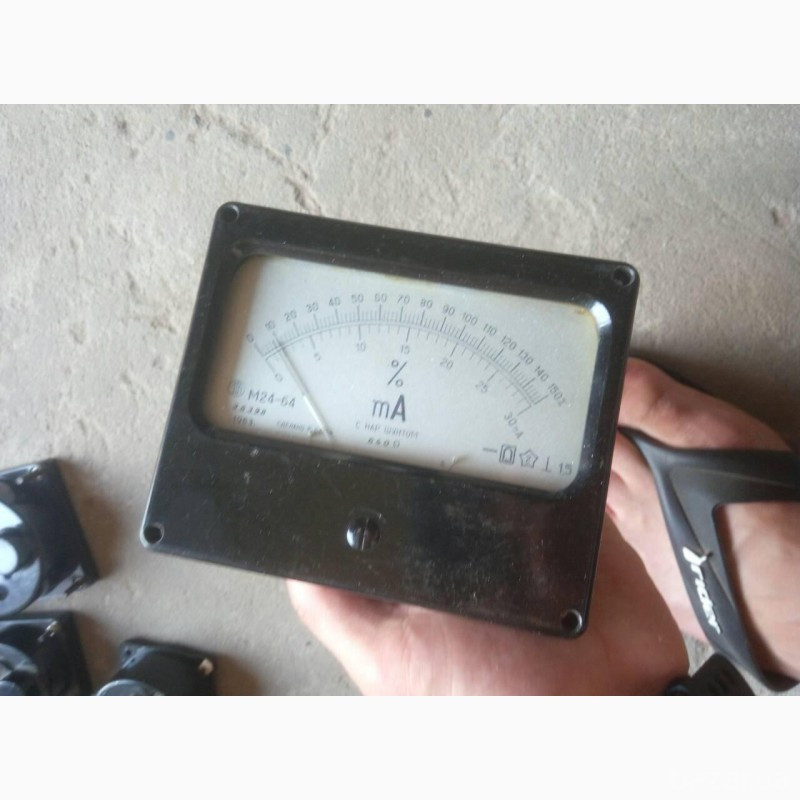 Миллиамперметры М-24-64, 0-30мА. 0-150% -1шт. 250грн Харків - зображення 4