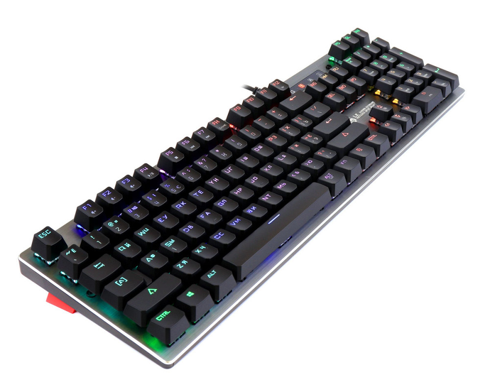 Клавиатура компьютерная проводная Bloody B760Bloody(Grey)GreenSw серая Киев - изображение 2