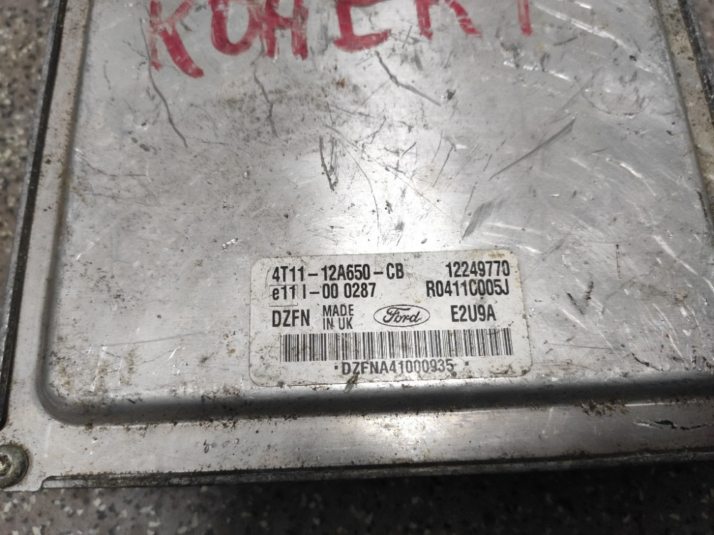 Блок управления двигателем Ford Connect 1.8 tdci 2002-2006 (4T11-12A650-CB) Ковель - изображение 2