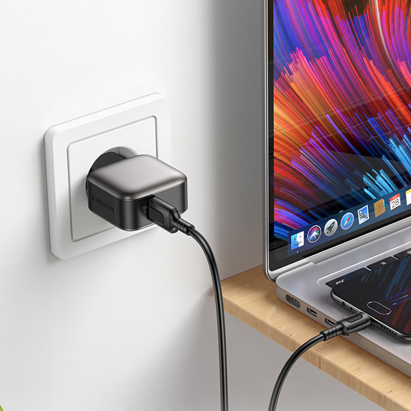 СЗУ Borofone BAS52A Absolute QC3.0 18W (1USB-A) + кабель USB to MicroUSB Херсон - изображение 6