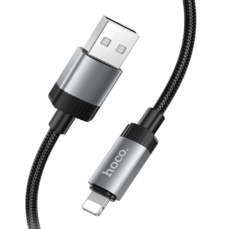 Дата кабель Hoco X117 Star USB to Lightning 2.4A (1m) Херсон - зображення 3