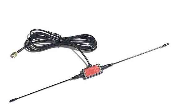 Антенна дипольная 410-530MHz 6dBi, до 50W, кабель RG 174U 1,5 м, SMA-male (10473) Дніпро