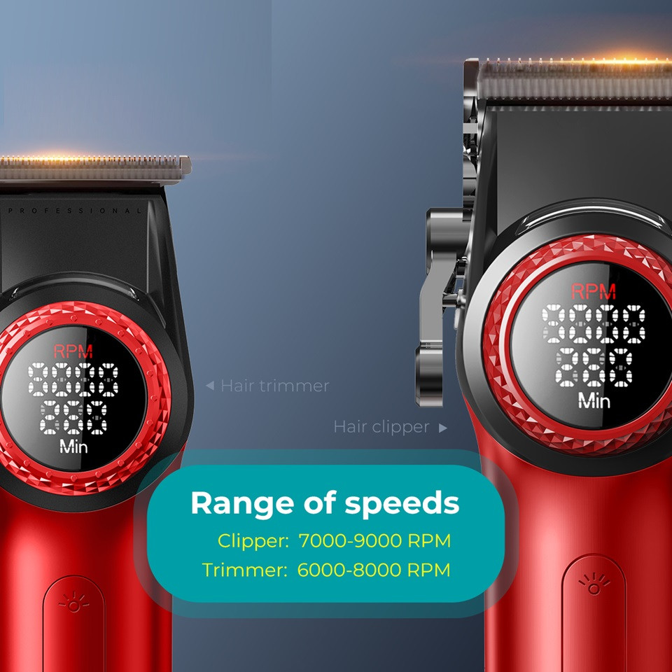 Комплект длят стрижки VGR STEPLERSS PRO 4 IN 1 RED красный Киев - изображение 7