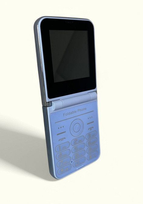 Кнопочный мобильный телефон раскладушка AIEK I15 Max на 4 сим карты Blue Киев - изображение 6
