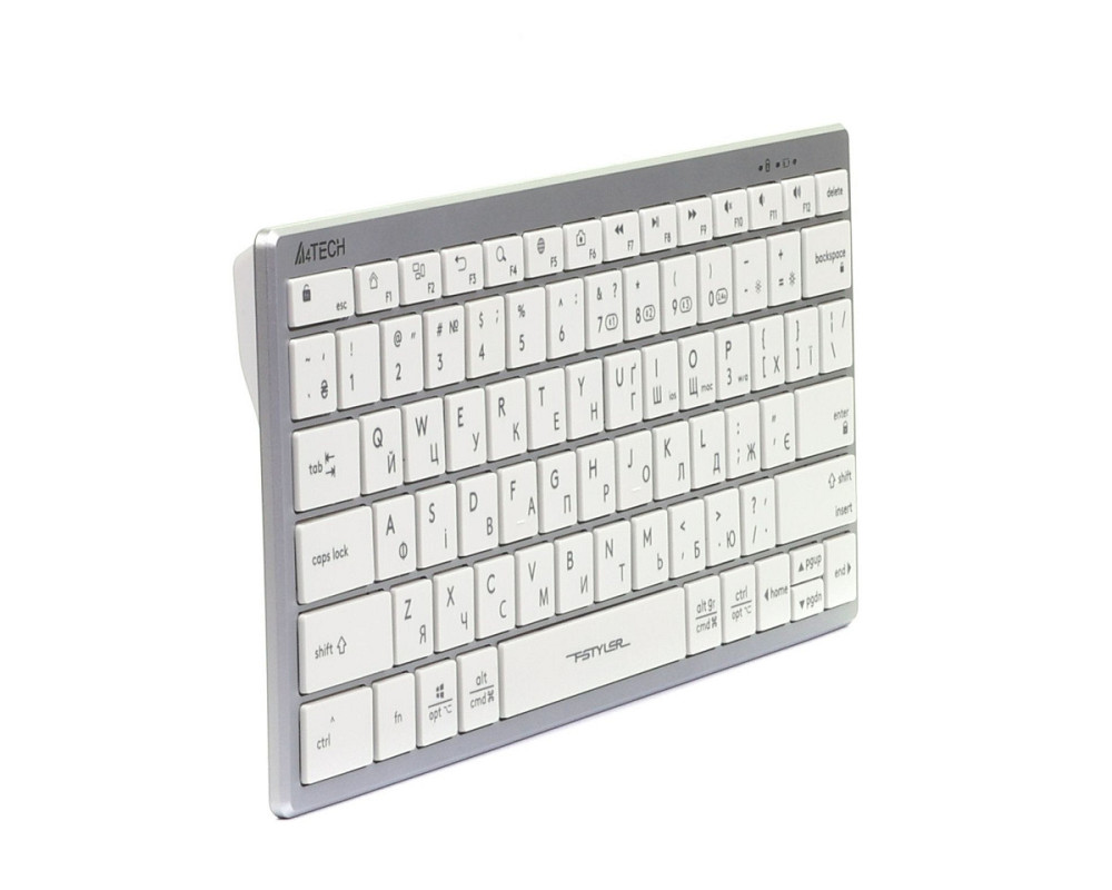 Клавиатура беспроводная A4Tech Fstyler FBX51C(White) белая Київ - зображення 3