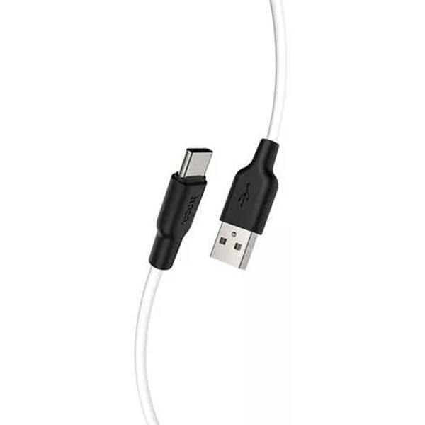 Кабель Hoco X21 Plus Silicone USB to Type-C 2m Black&White (Код товару:32643) Харьков - изображение 2