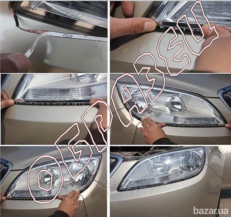 Подсветка салона. Тюнинг салона, Водонепроницаемая светодиодная полоса Бориспіль - зображення 5