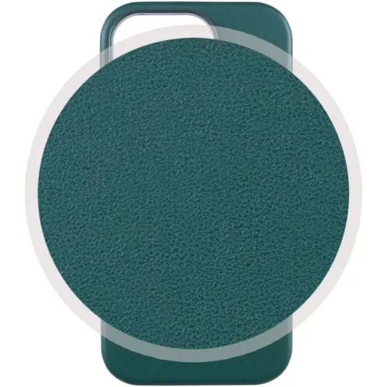 Кожаный чехол Leather Case (AAA) with MagSafe and Animation для Apple iPhone 14 (6.1") Херсон