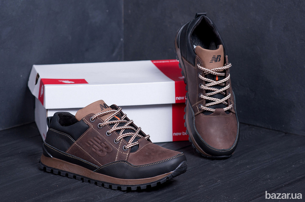 Мужские кожаные кроссовки New Balance Clasic Brown Киев - изображение 7