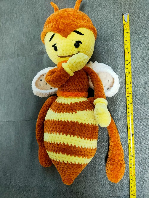 Іграшка Бджілка м'яка дитяча в'язана ручна робота подарунок Нововолынск - изображение 2