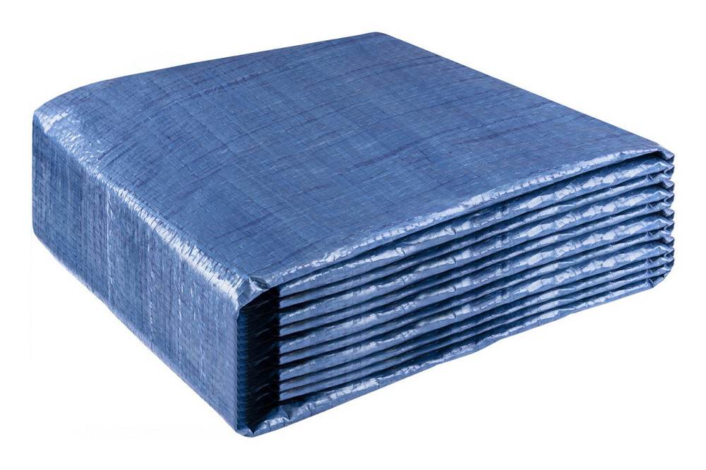 Тент универсальный MASTERTOOL TARPAULIN 8 × 12 м Blue 79-9812-В Харків - зображення 6