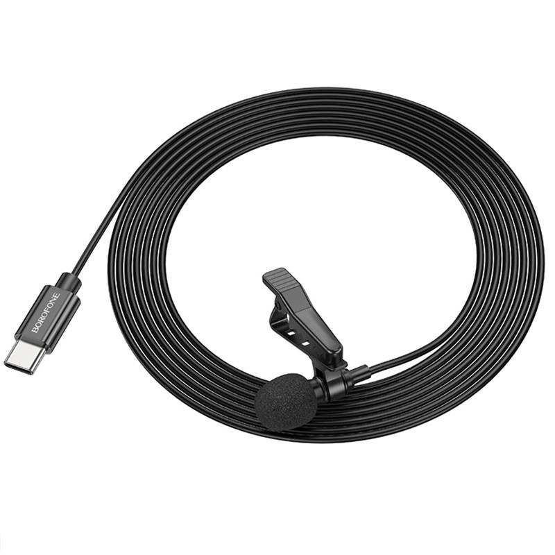 Микрофон петличный Borofone BFK11 Elegant lavalier Type-C (2m) Херсон - зображення 4