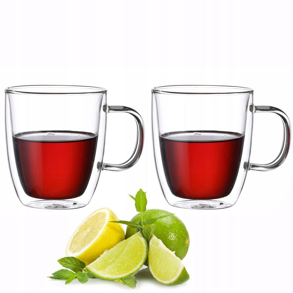 Набор чашек Kamille с двойными стенками 250 мл 2 шт (КМ 9000) Одесса - изображение 1